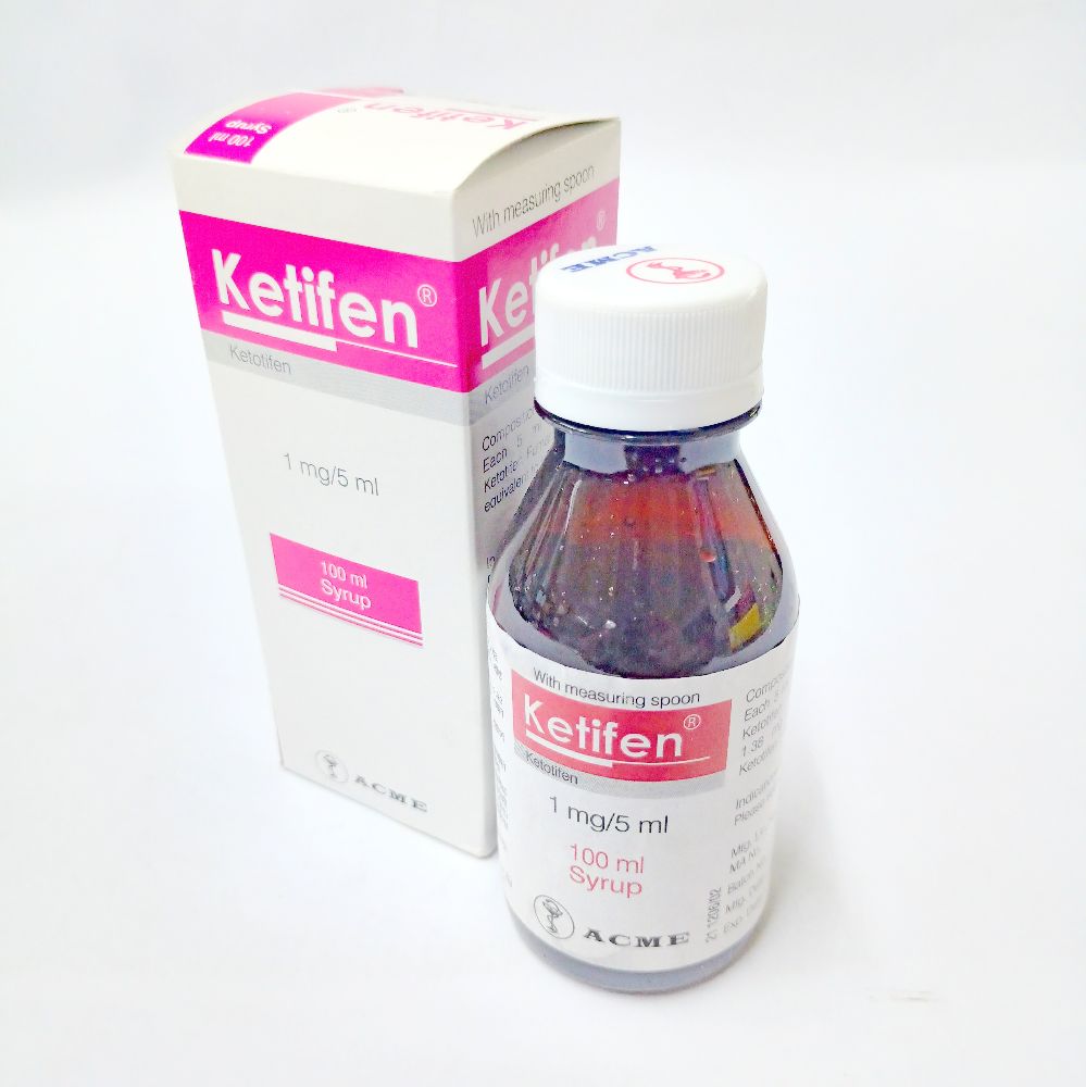 Ketifen Syrup - (1mg/5ml)
