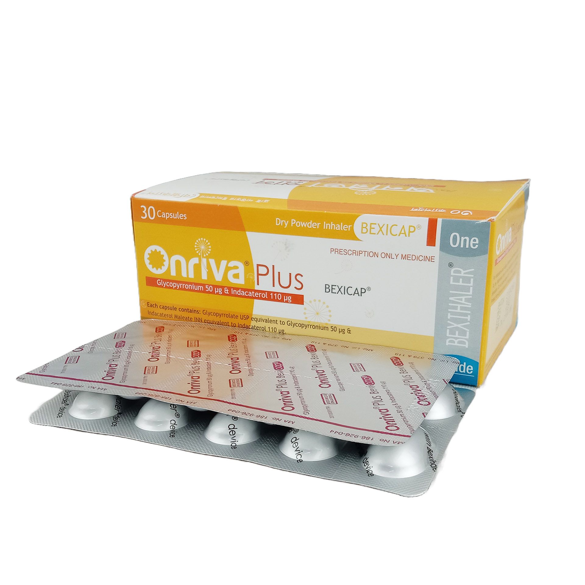 Onriva Plus Bexicap Capsule - (50mcg+110mcg)