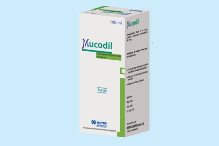 Mucodil Syrup - (4mg/5ml)