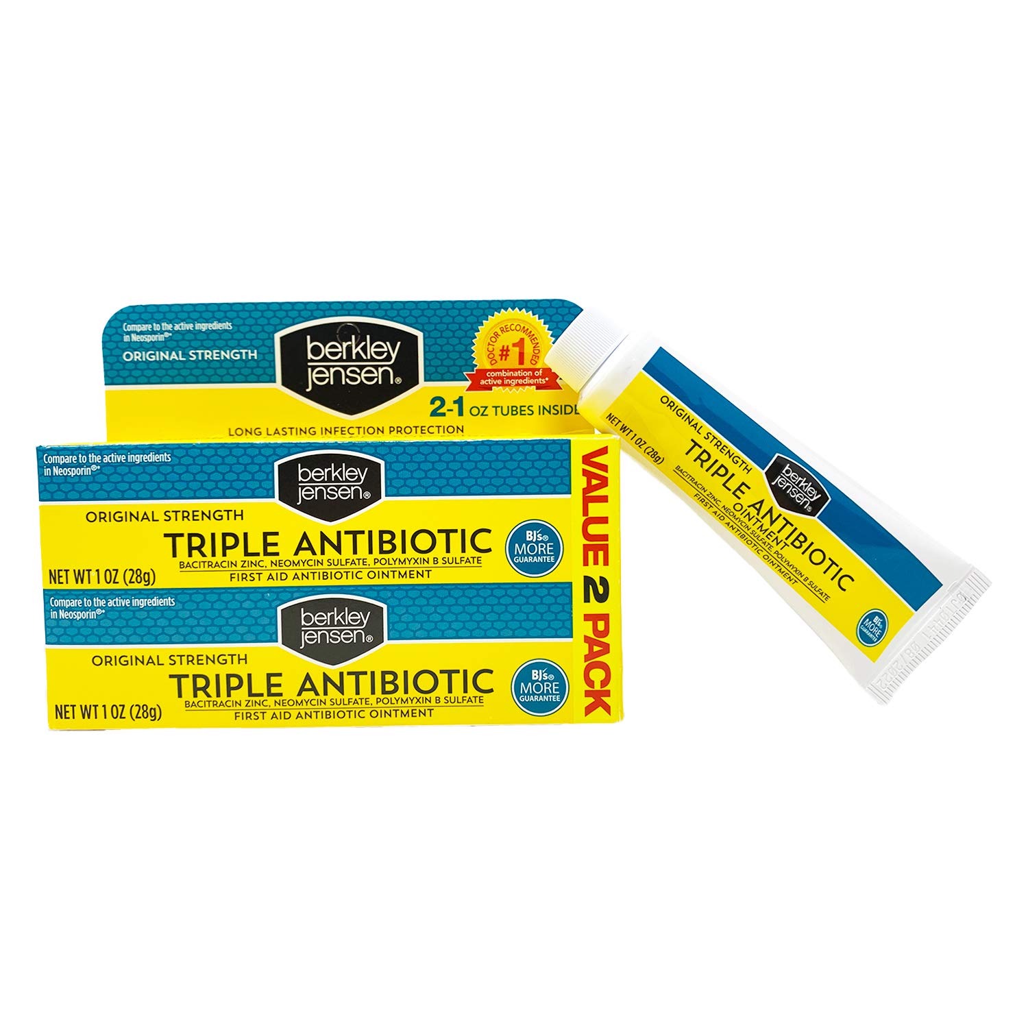 Berkley Jensen Triple Antibiotic Ointment Cream - (28gm)