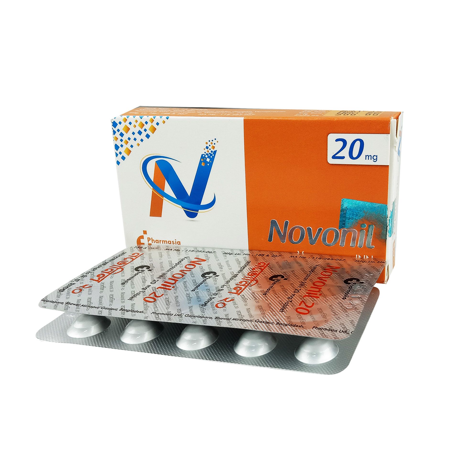 Novonil 20 - 1 strip