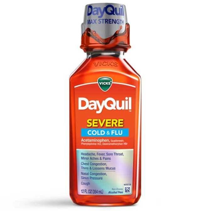Vicks DayQuil Severe Cold & Flu 354ml Syrup - (354ml)