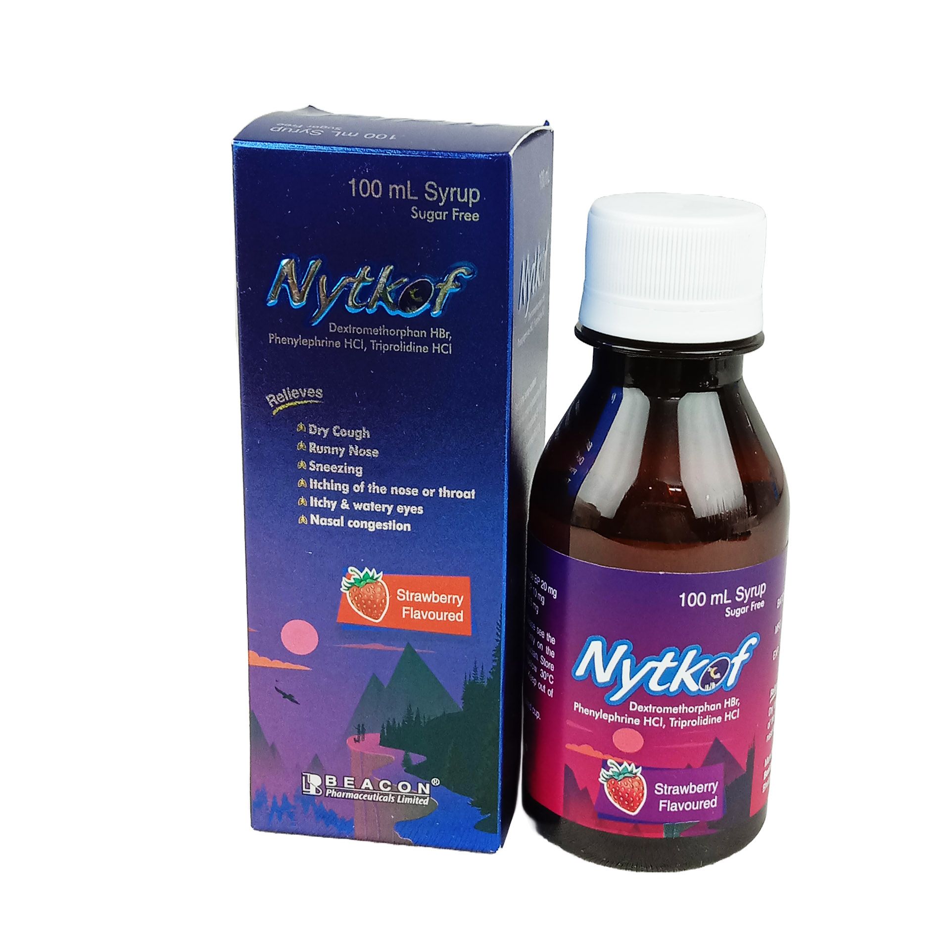 Nytkof Syrup - (20mg+10mg+2.5mg)