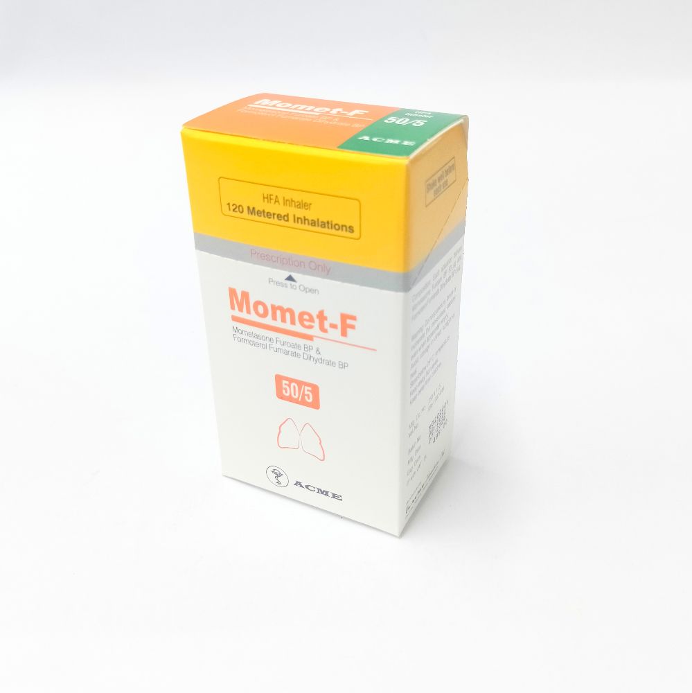 Momet-F 50/5 Inhaler - (50mcg+5 Mc/Puff)