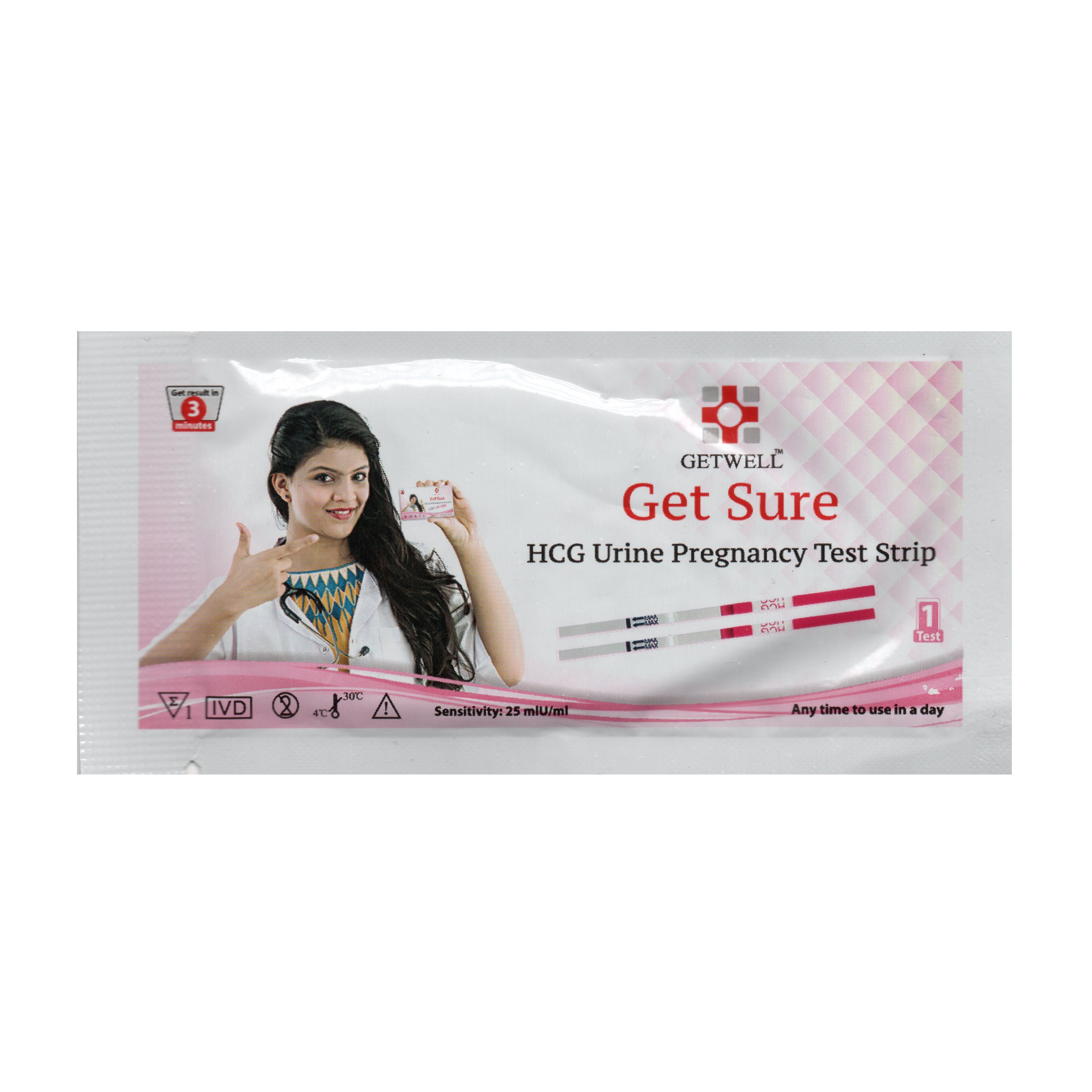 Pregnancy Test Kit-Urine HCG Check - 01 Pcs