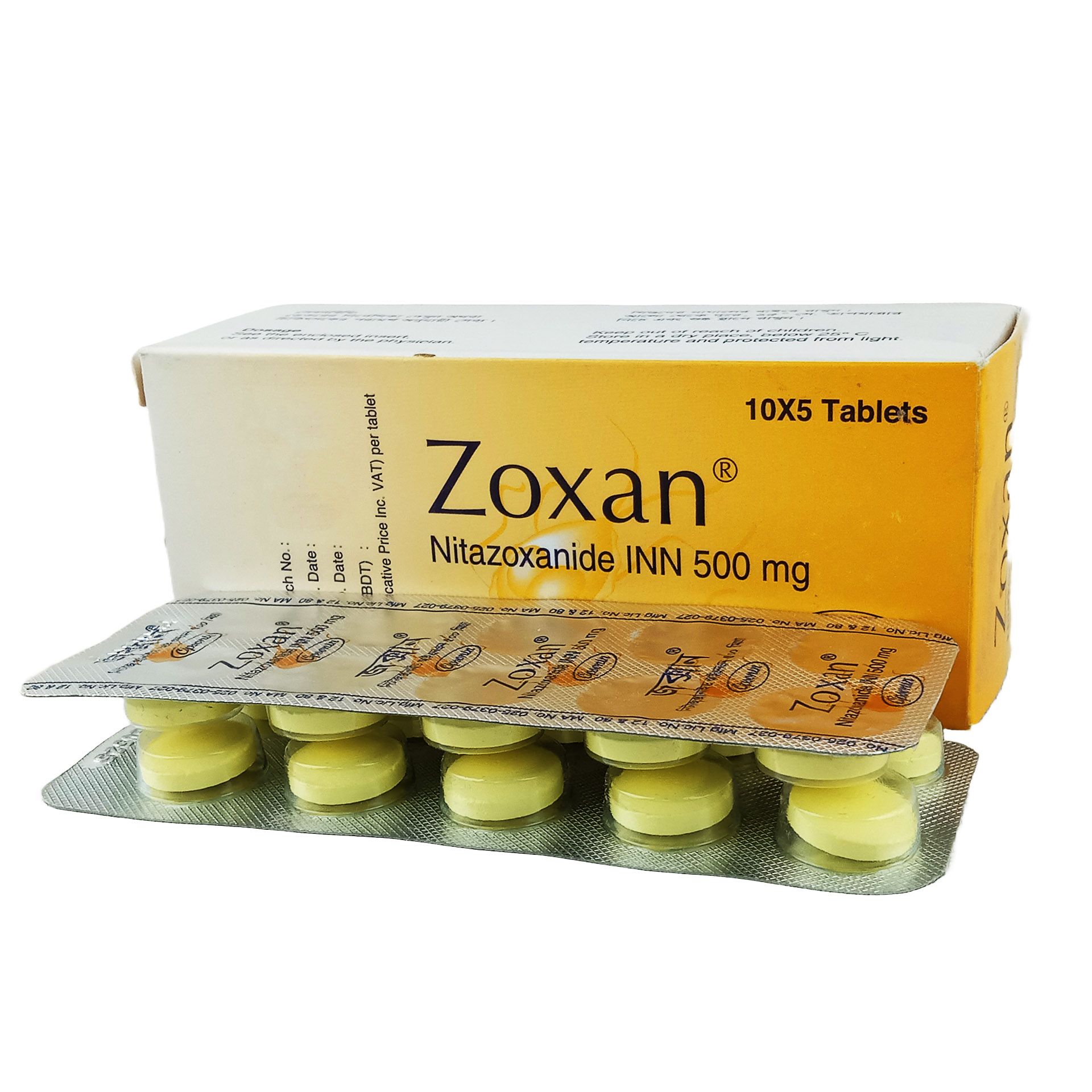 Zoxan Tablet - (500mg) - 1 strip