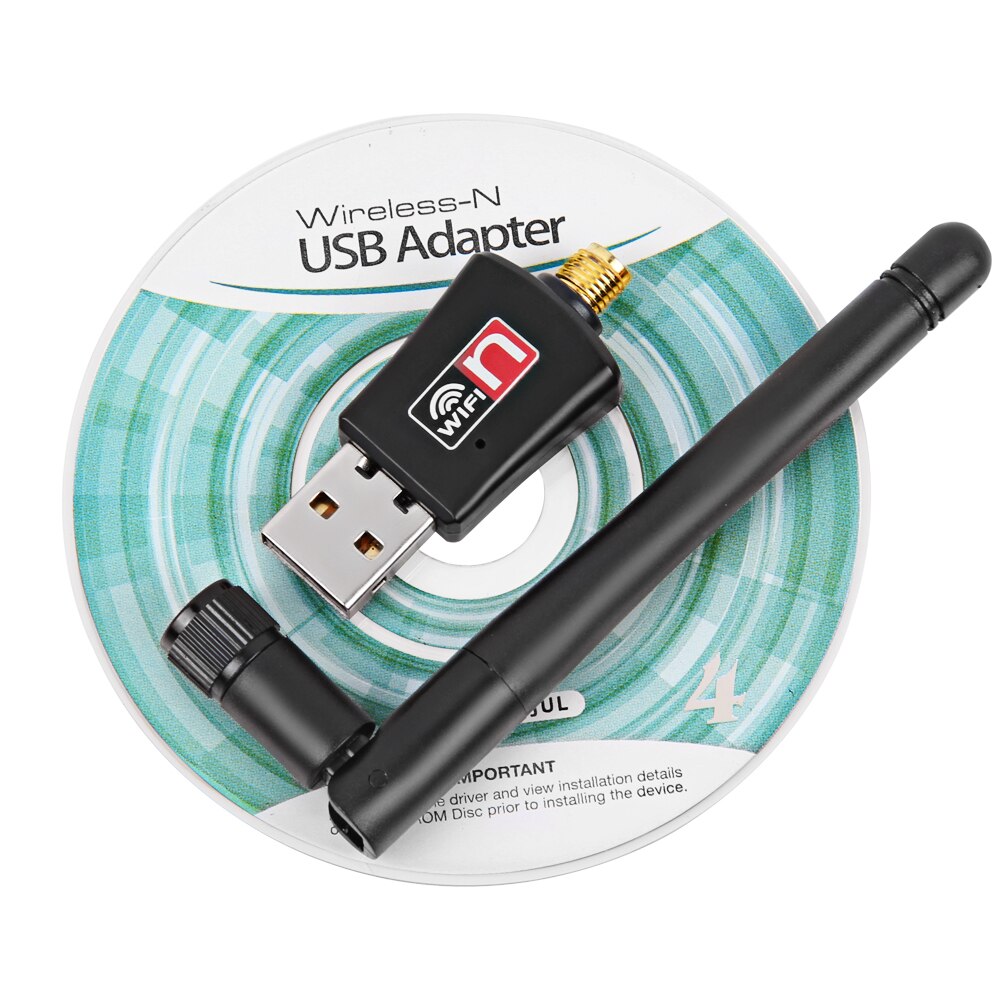 Wifi Receiver 300Mbps For Pc With Antenna - Seamless Wireless Connectivity For Your Computing Needs