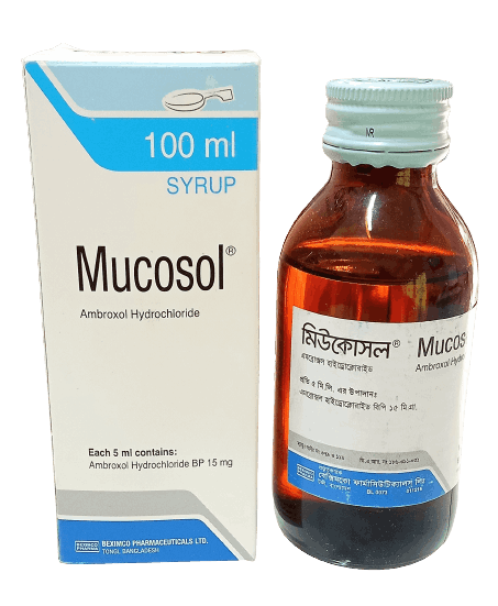 Mucosol Syrup - (15mg/5ml)