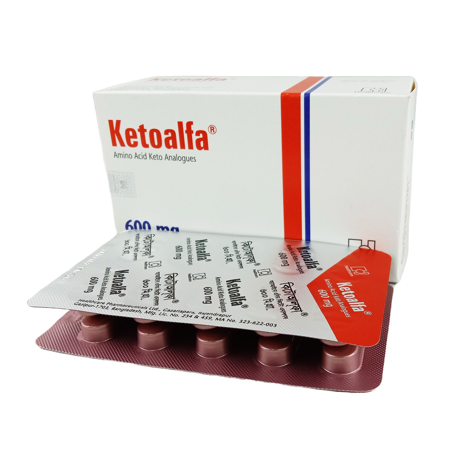 Ketoalfa 600 - 1 strip