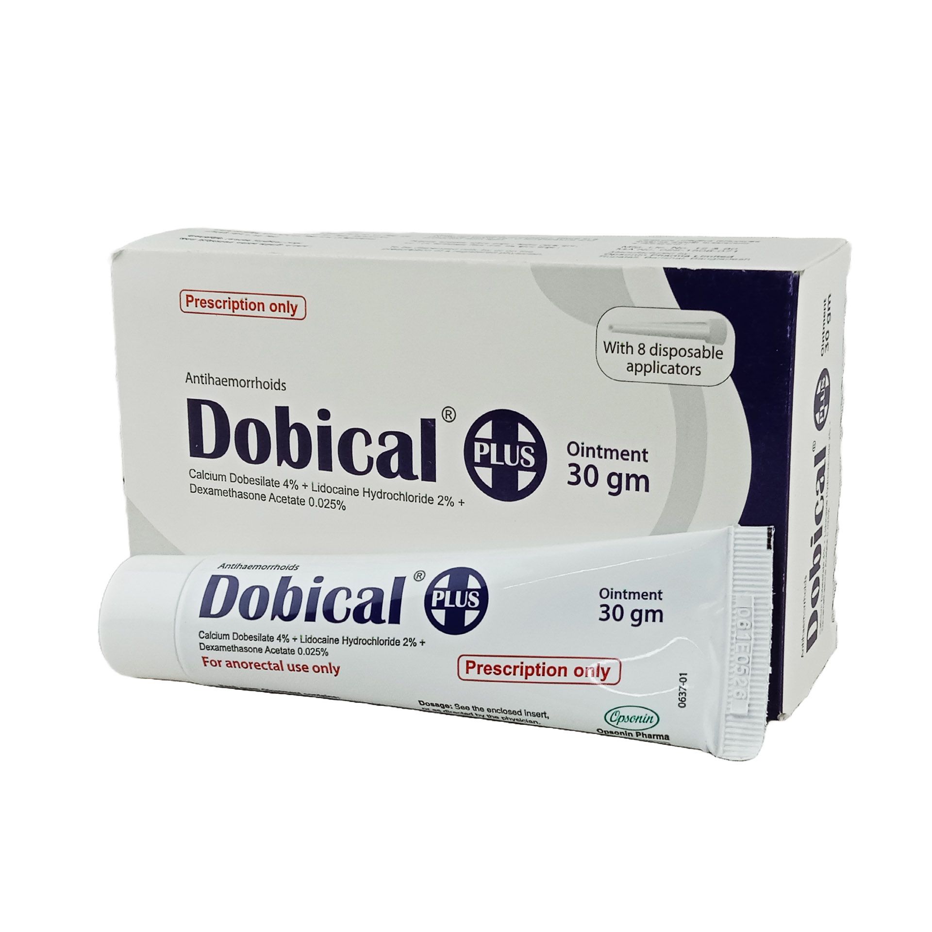 Dobical Plus Ointment - (4%+2%+0.025%)