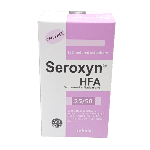 Seroxyn HFA 25/50 Inhaler - (25mcg+50mcg)