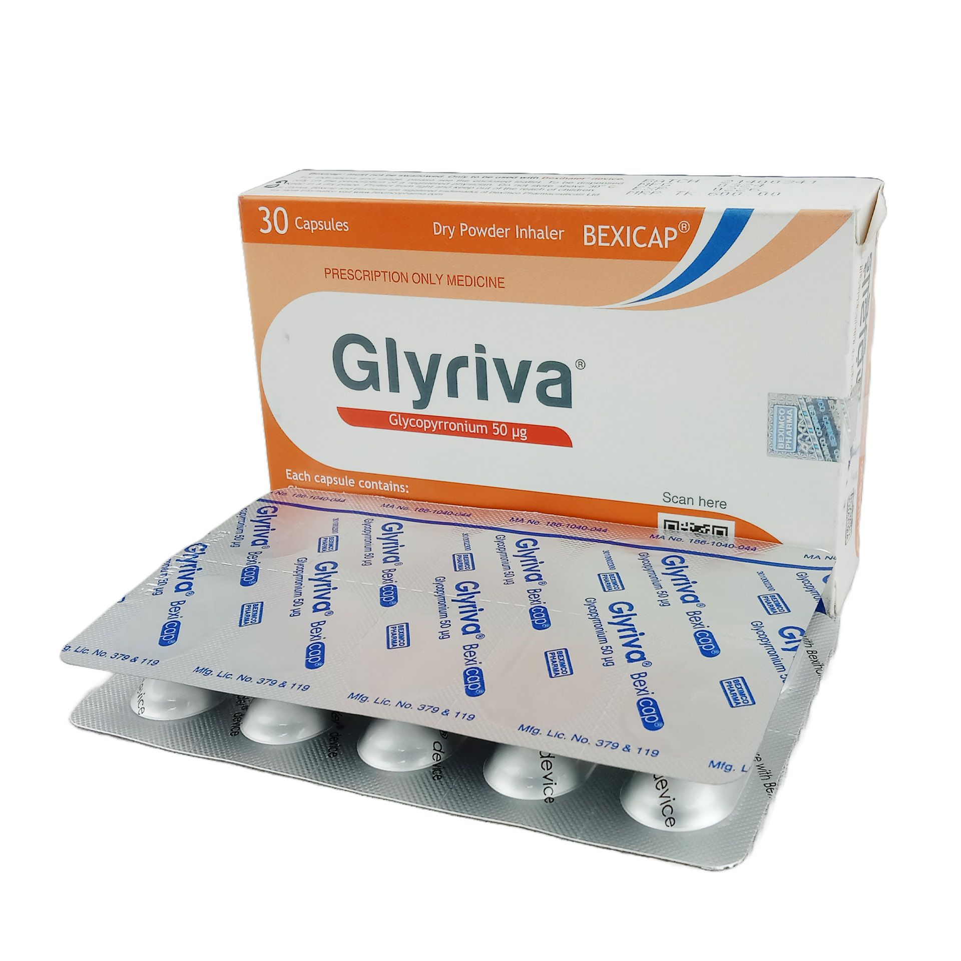 Glyriva Bexicap Capsule - (50mg)