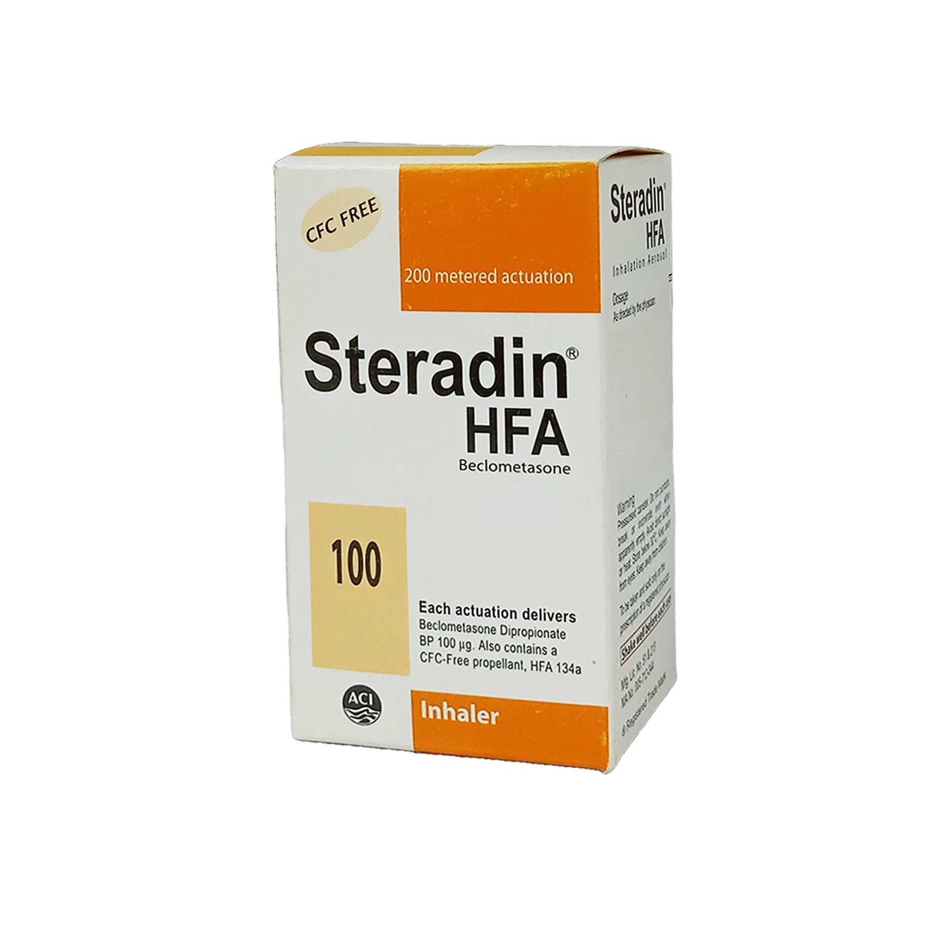 Steradin HFA Inhaler - (100mcg/Puff)