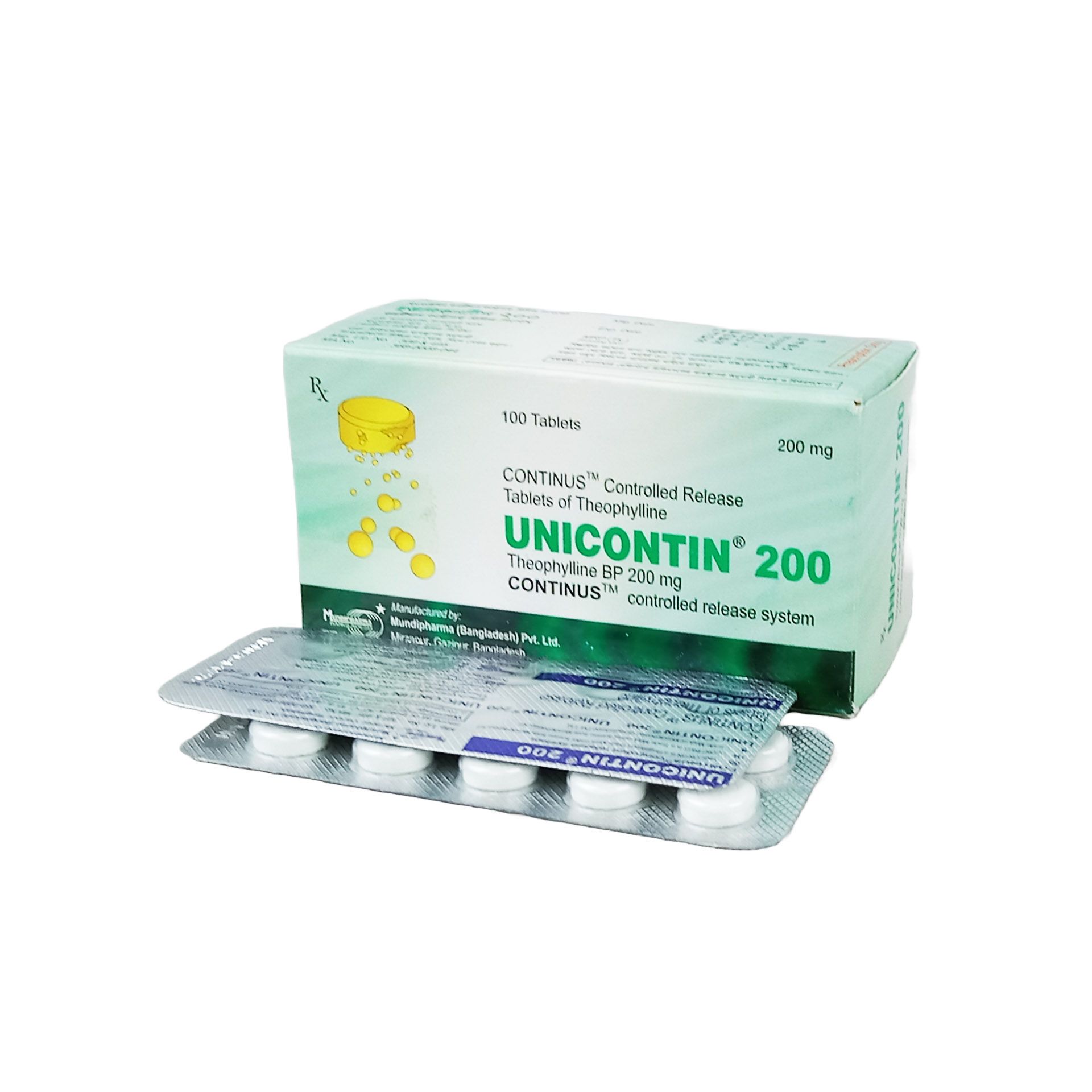 Unicontin 200 Tablet - (200mg)