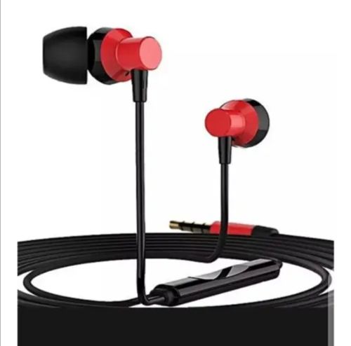Remax RM-512 Earphone New Version Red and Black Color - Headphone