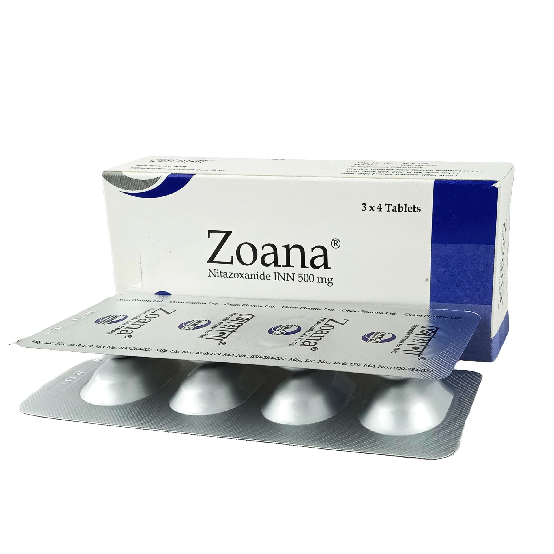 Zoana Tablet - (500mg) - 1 strip
