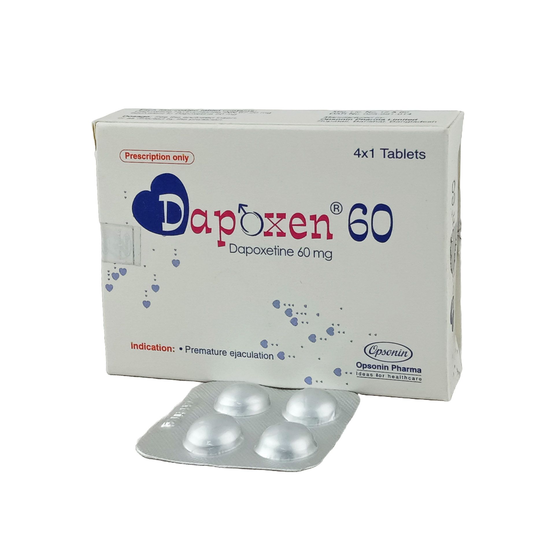 Dapoxen 60 - 1 box