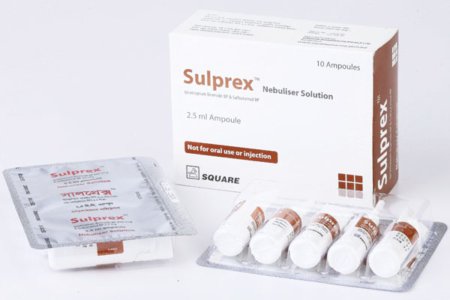 Sulprex Nebuliser Solution  - (500mcg+2.5mg/3ml)