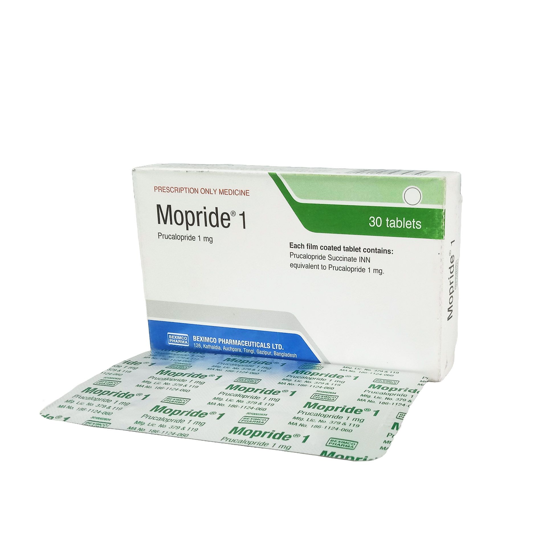 Mopride 1 - 1 strip