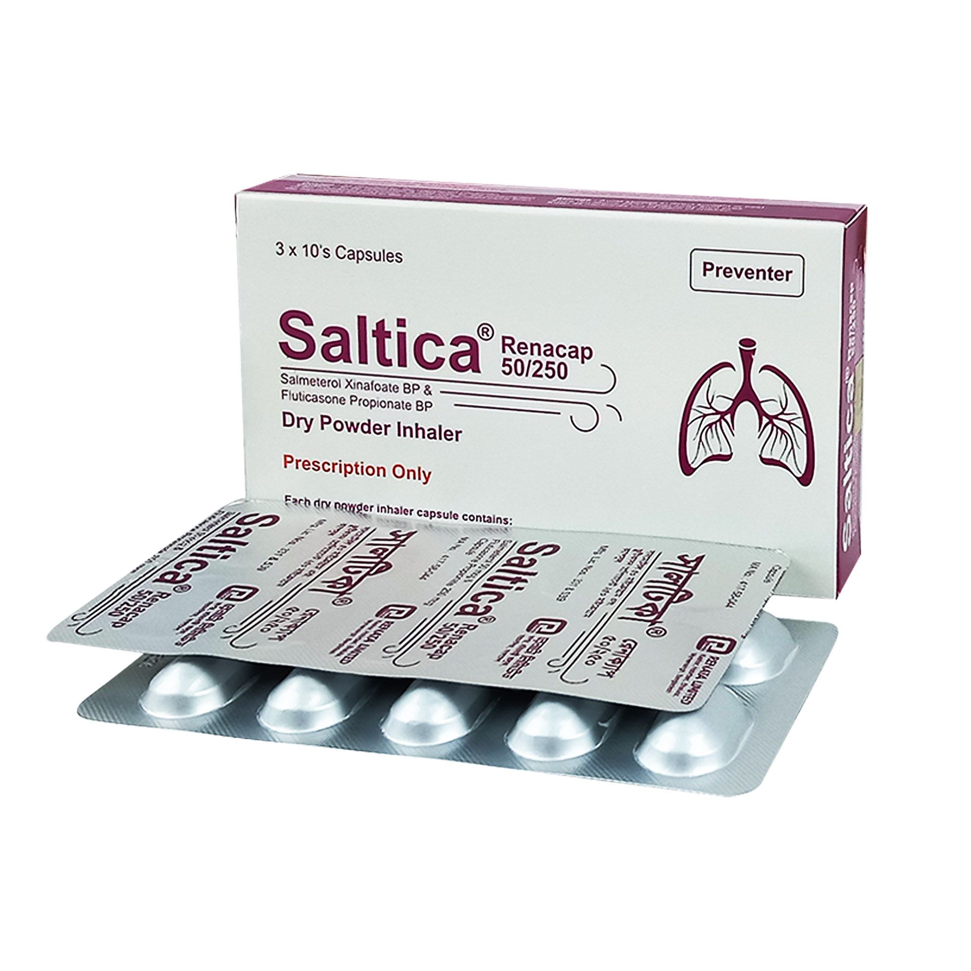 Saltica 50/250 Renacap Capsule - (50mcg+250mcg)
