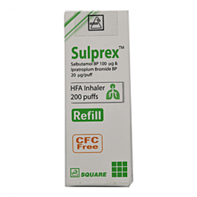 Sulprex HFA Refill Inhaler - (20mcg+100mcg/Puff)