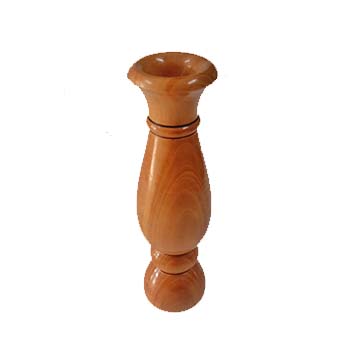 Hand Made Wooden Vase/Fuldani Standard Size - Flower Vase