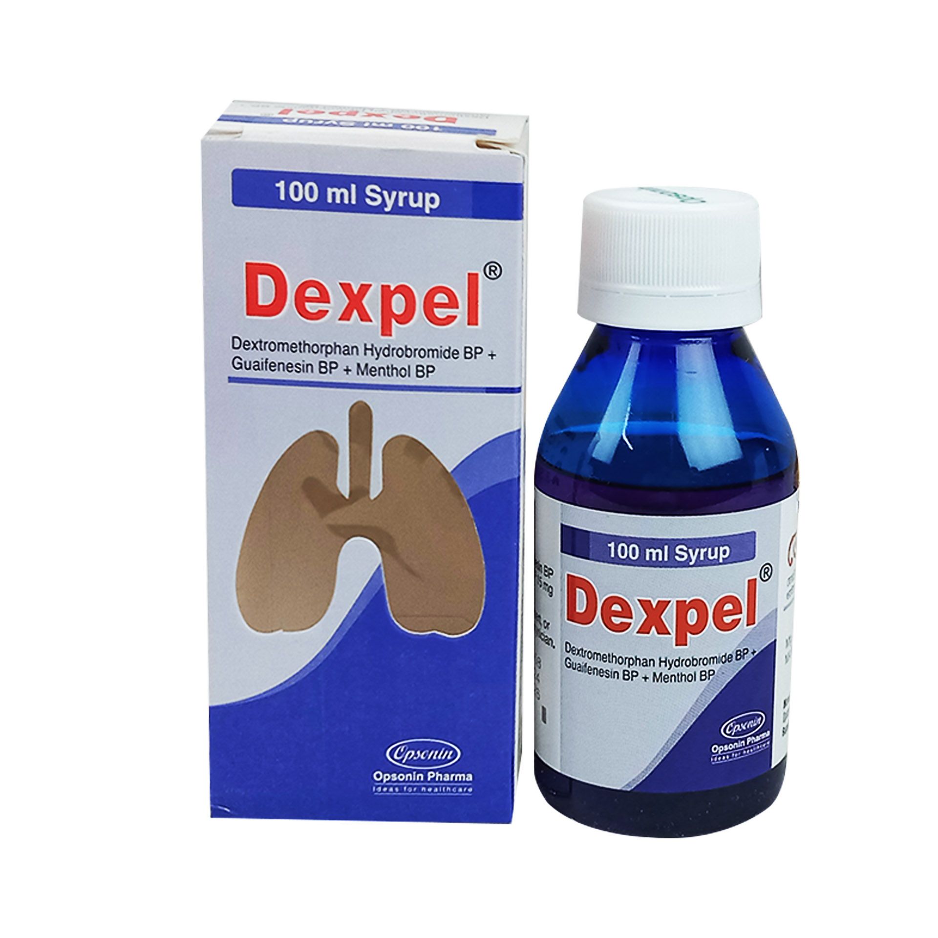 Dexpel Syrup - (200mg+15mg+15mg/5ml)