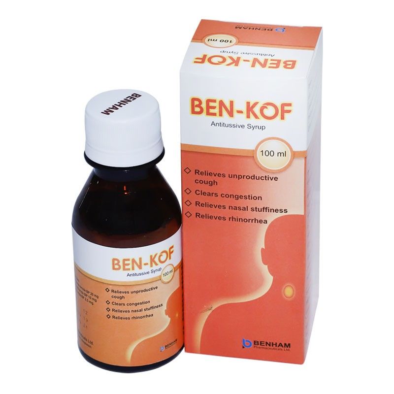 Ben-Kof Syrup - ((20mg+10mg+2.5mg)/5ml)