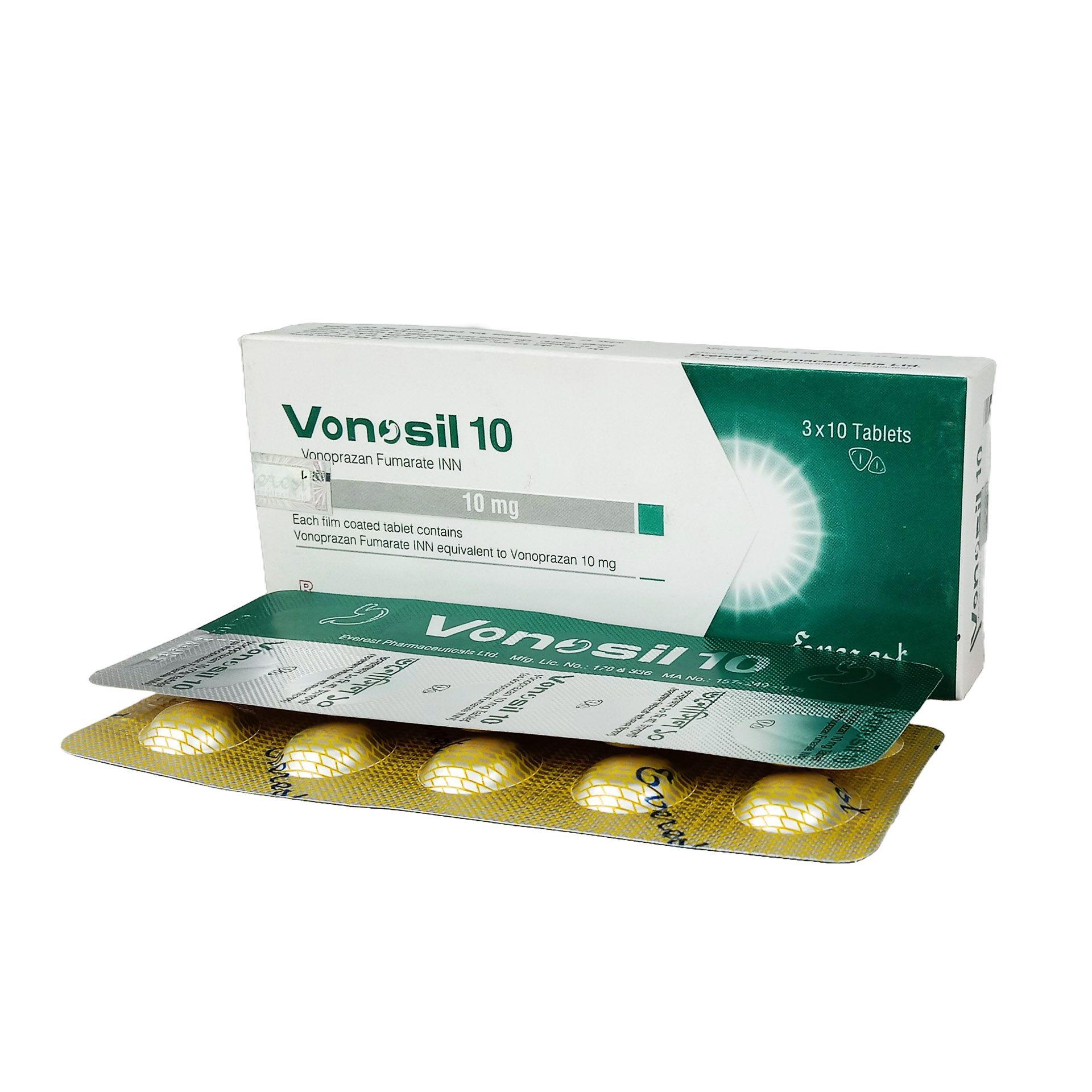 Vonosil 10 - 1 strip