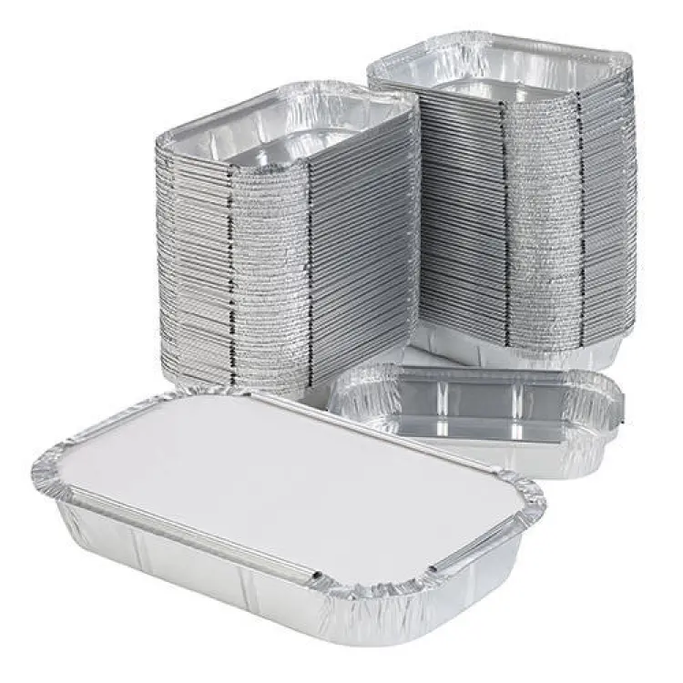1000 ml One Time Aluminum Foil Box 100pcs