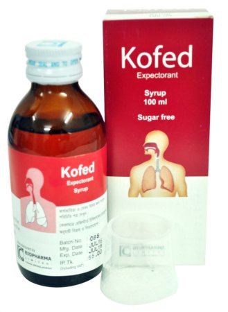 Kofed Syrup - ((30mg+100mg+1.25mg)/5ml)