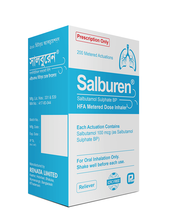 Salburen Inhaler - (100mcg/Puff)