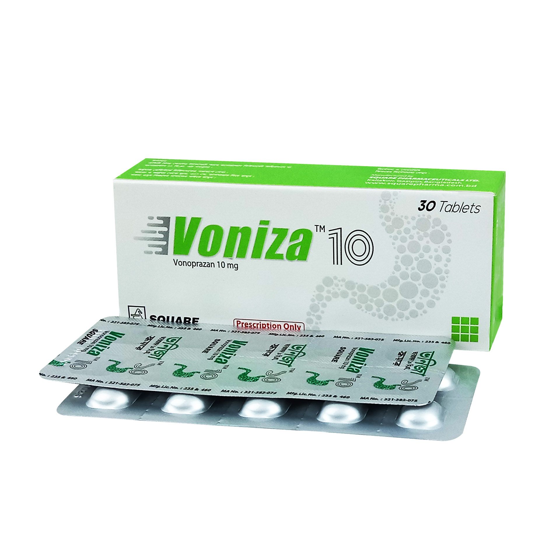 Voniza 10 - 1 strip