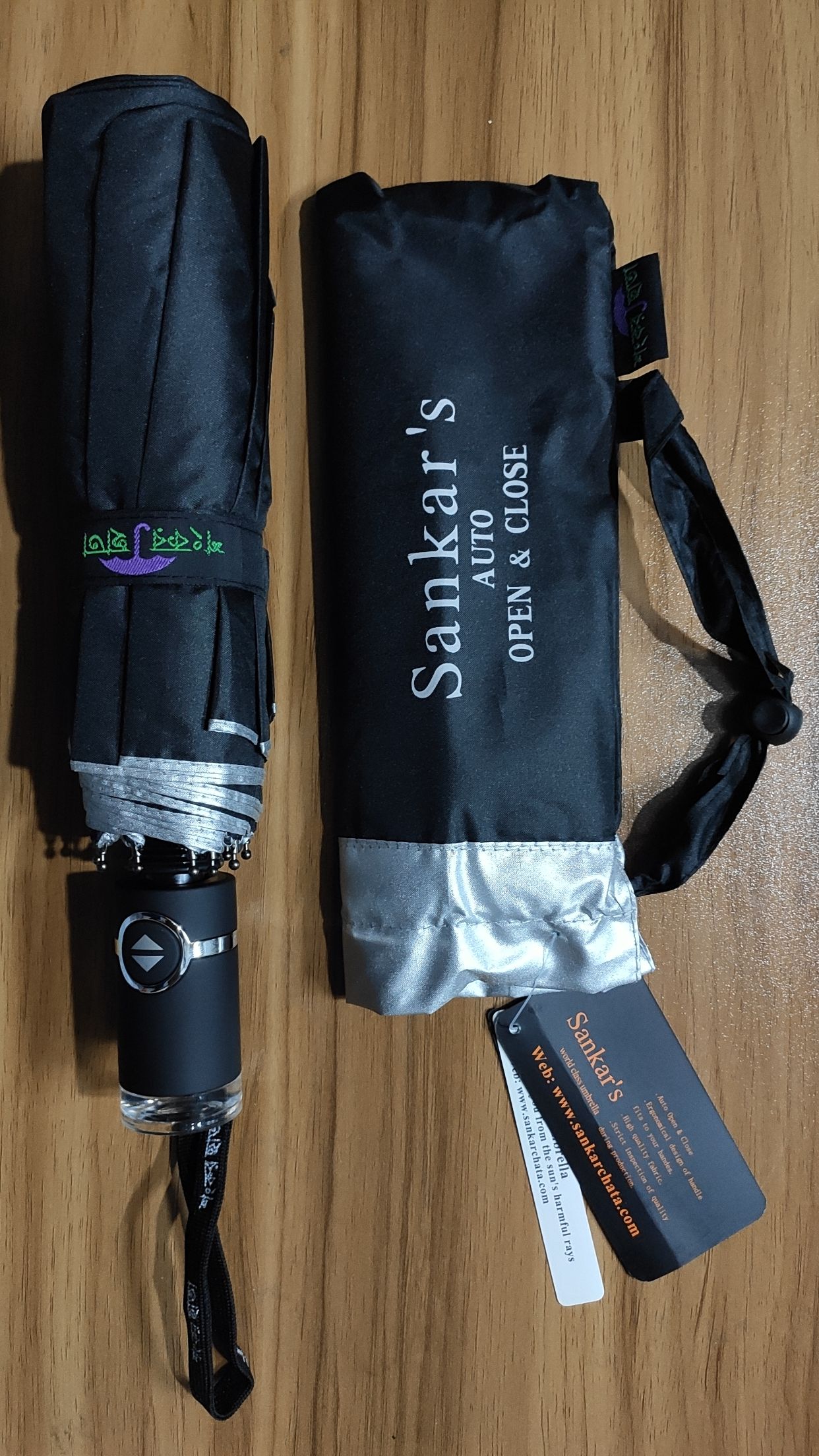Shankar Worldclass Auto Open Auto Close Umbrella 10 shik