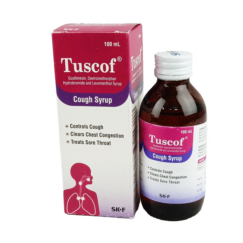 Tuscof Syrup - ((100 Mg+1.1mg+14mg)/5ml)
