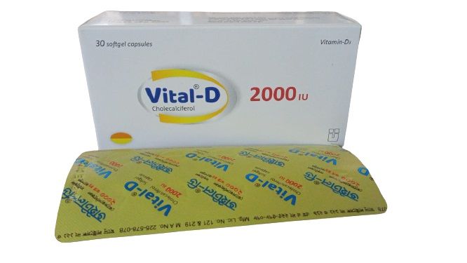 Vital-D 2000 Softgel Capsule - (2000IU)