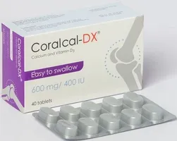 Coralcal-DX Tablet - (600mg+400IU)-1 strip