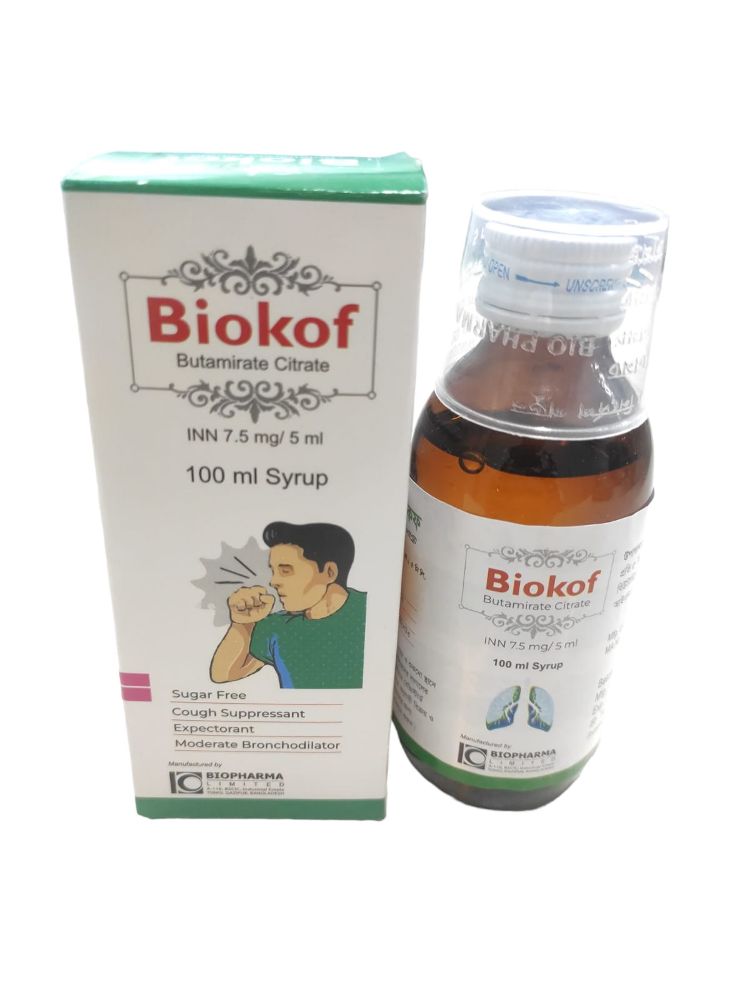 Biokof Syrup - (7.5mg/5ml)