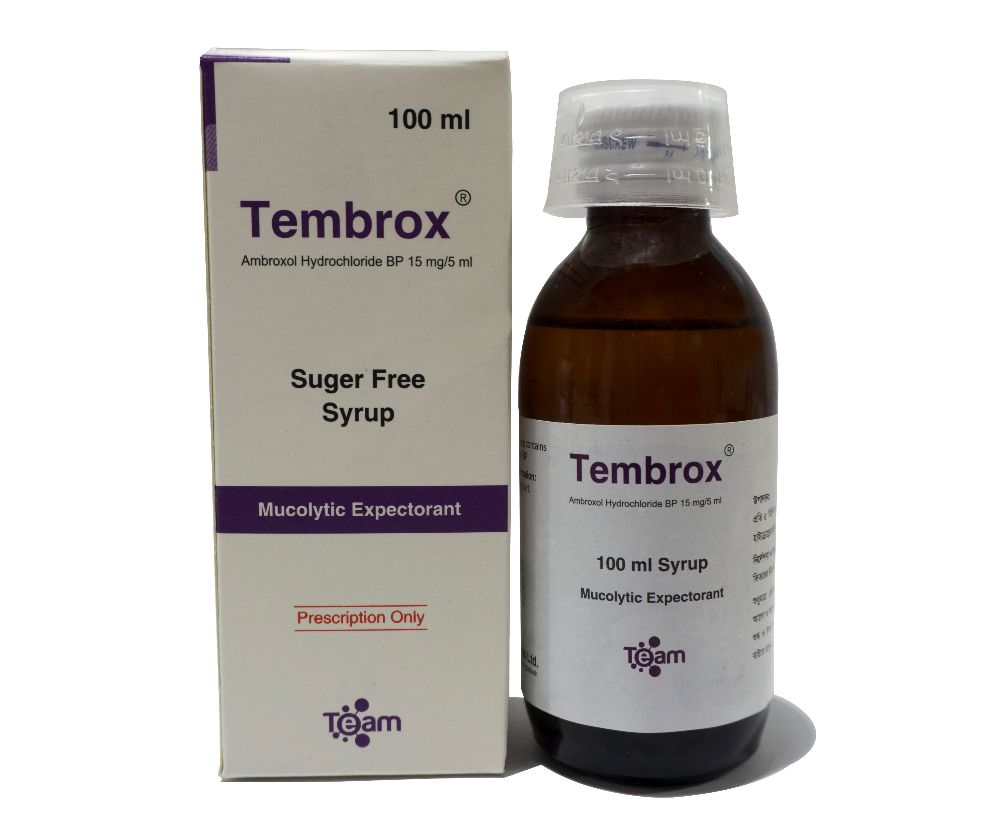 Tembrox Syrup - (15mg/5ml)