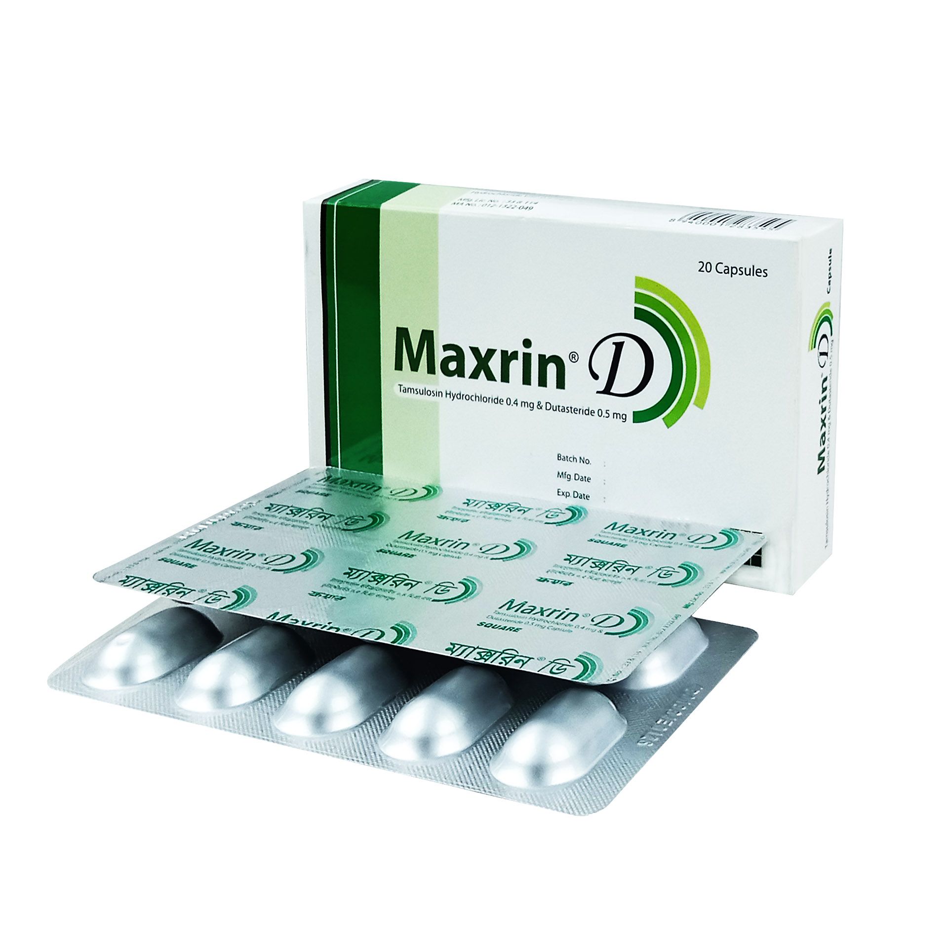 Maxrin D Capsule - (400mcg+500mcg) - 1 strip