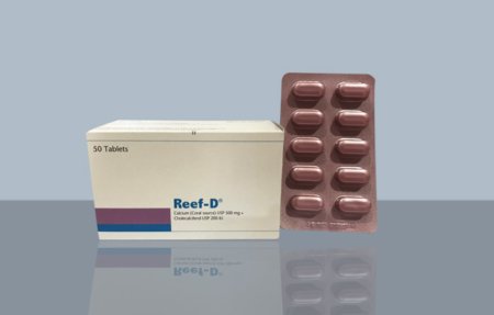 Reef-D Tablet - (500mg+200IU)-1 strip