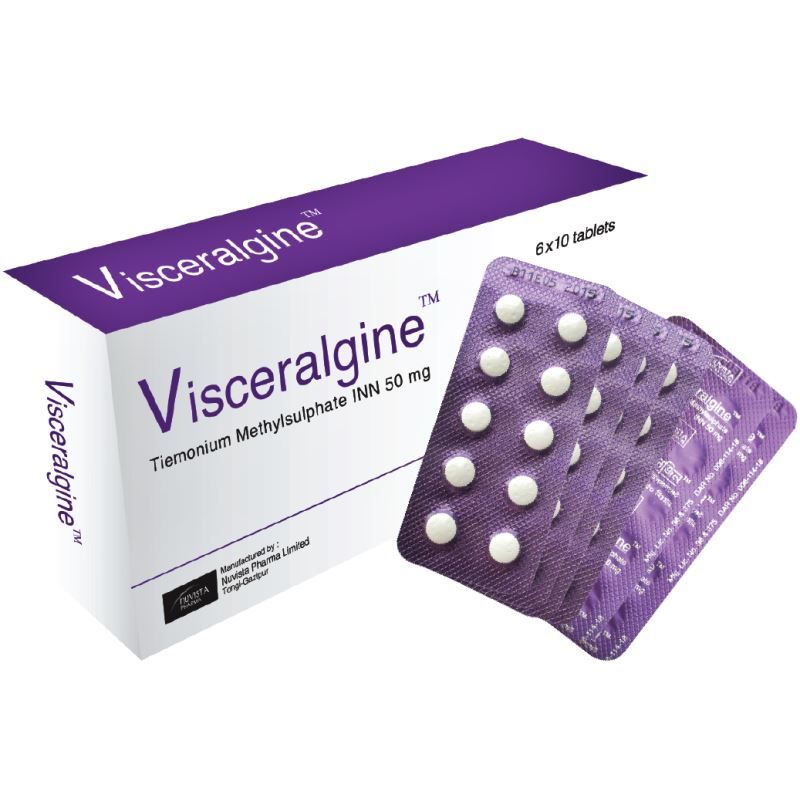 Visceralgine Tablet - (50mg) - 1 strip