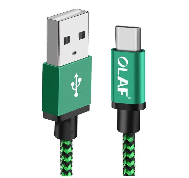 OLAF Type C USB Cable 1M, Fast Charging usb 3.0 cable Type-C data Cord Charger usb-c For Samsung S8 S9 Note 9 8 Xiaomi mi8 Motoro