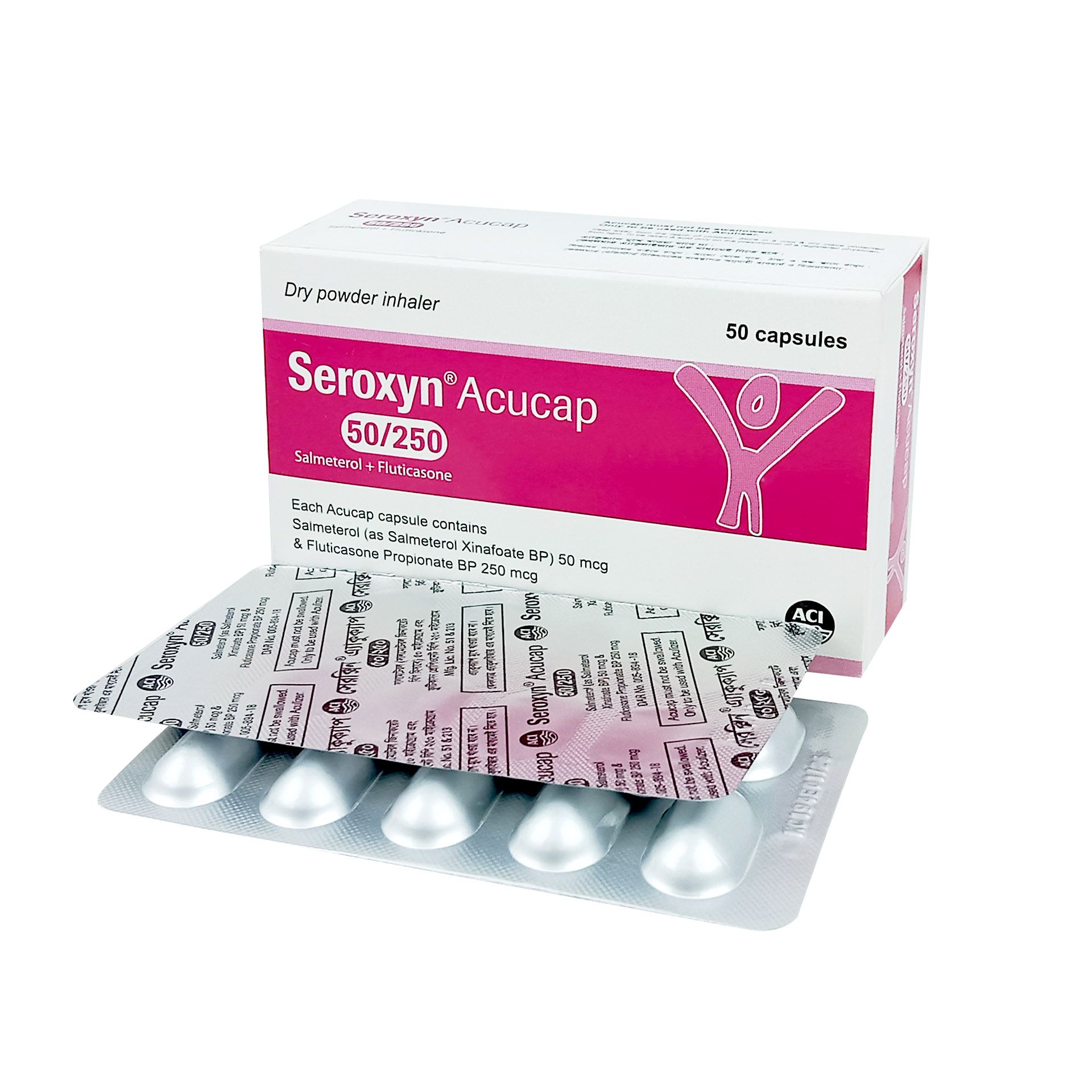 Seroxyn 50/250 Acucap Capsule - (50mcg+250mcg)
