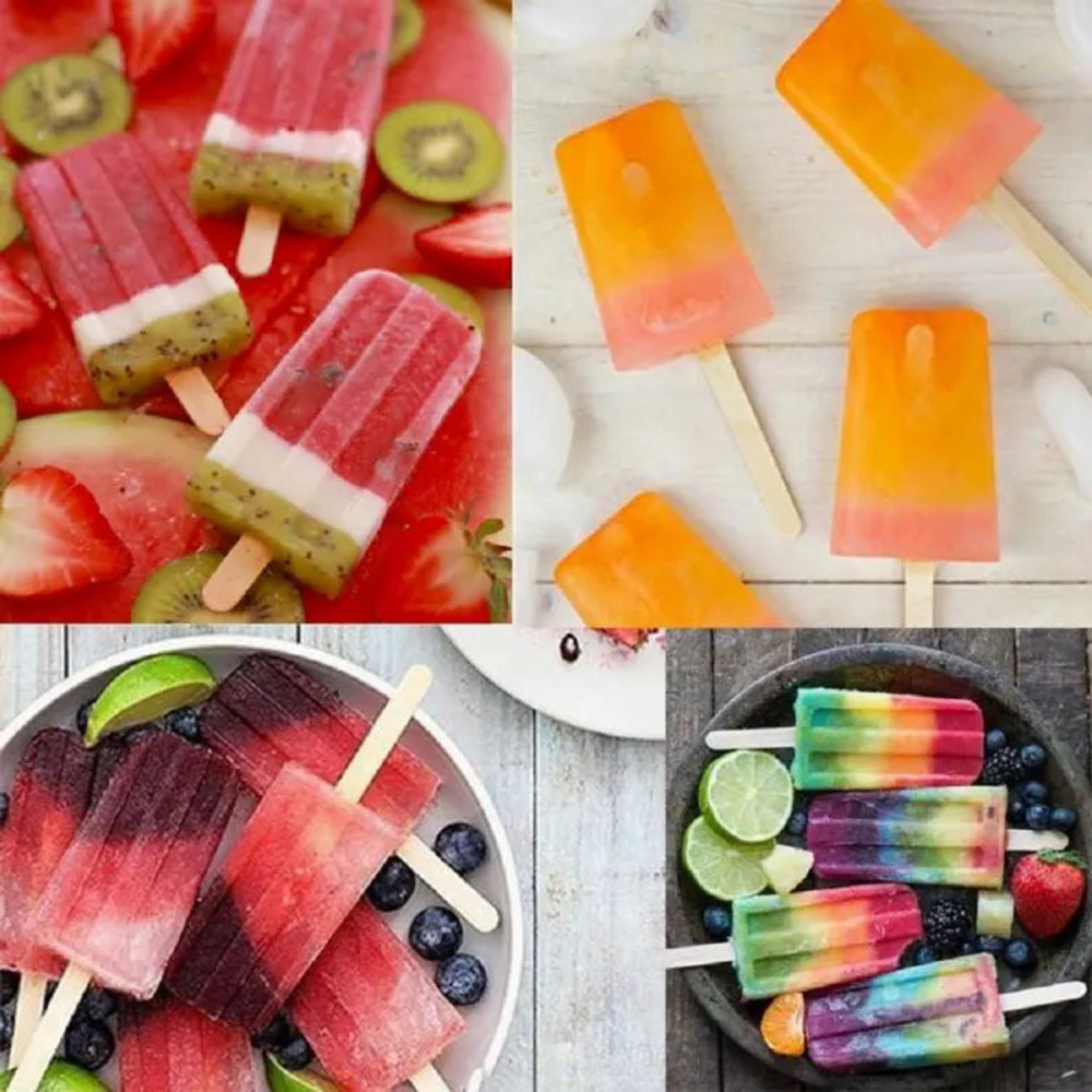 50  Deliciously Fun Popsicle Ice Cream Stick Set