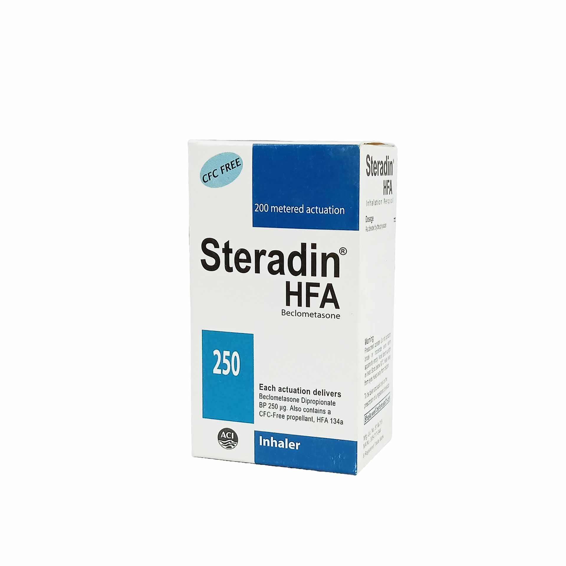 Steradin 250 HFA Inhaler - (250mcg/Puff)