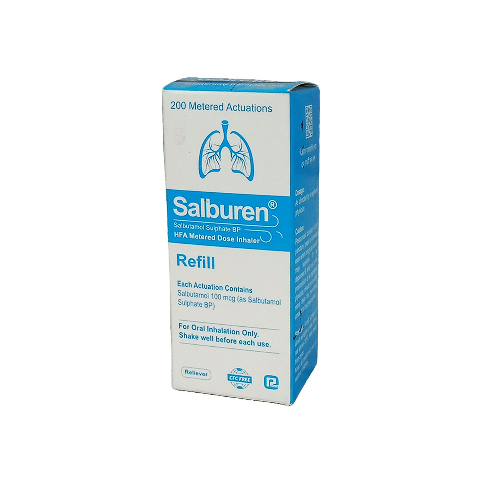 Salburen Refill Inhaler - (100mcg/Puff)