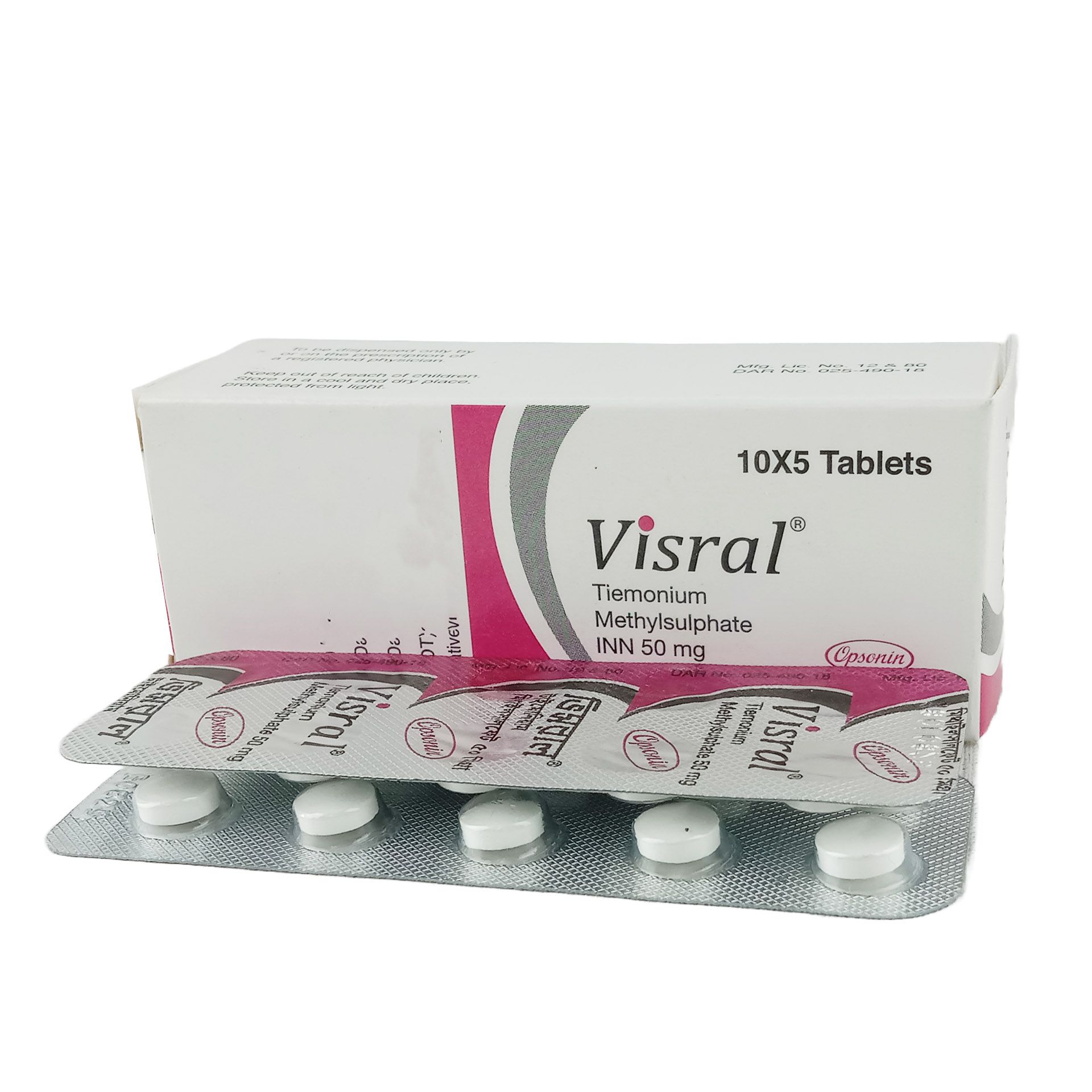 Visral Tablet - (50mg) - 1 strip
