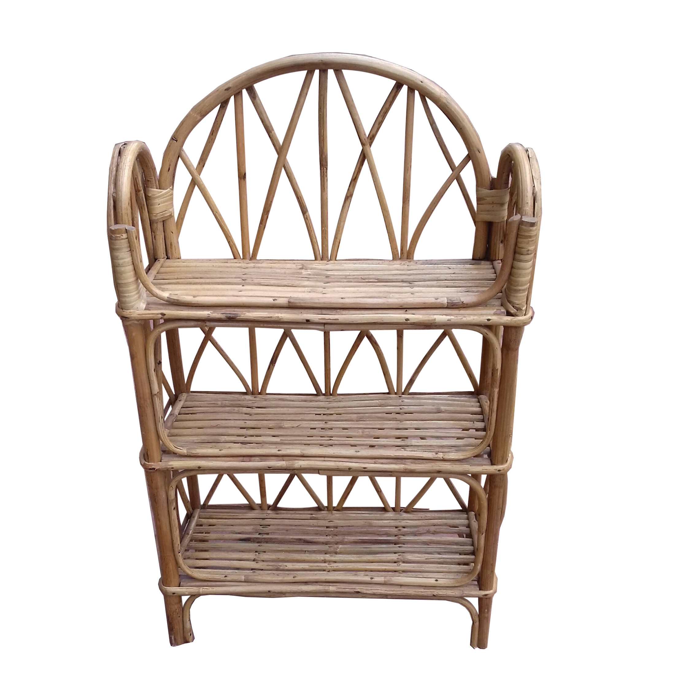 Cane Made High Quality wall Self- গল্লার বেতের তৈরী উন্নতমানের মজবুত টেকসই ওয়াল শেল্ফ
