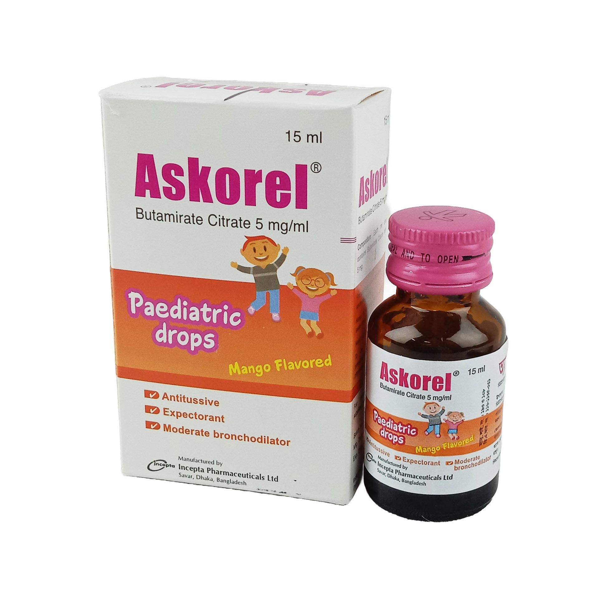 Askorel Paediatric Drops Pediatric - (5mg/Ml)